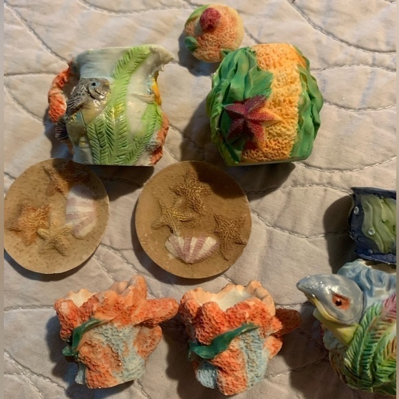 EUC vintage Enesco Mary Rhyner collectible miniature tea sets! 7 sets 40 PIECES! - Picture 11 of 16